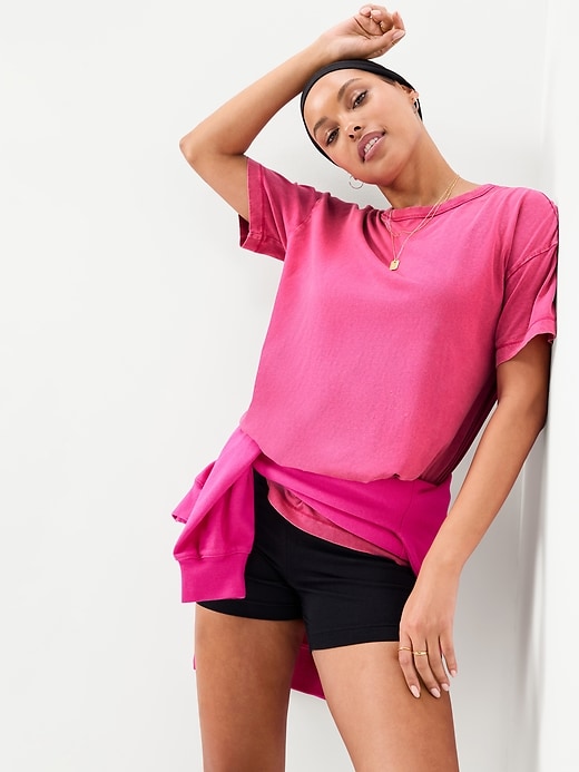 Image number 3 showing, Oversized EveryWear Tunic T-Shirt