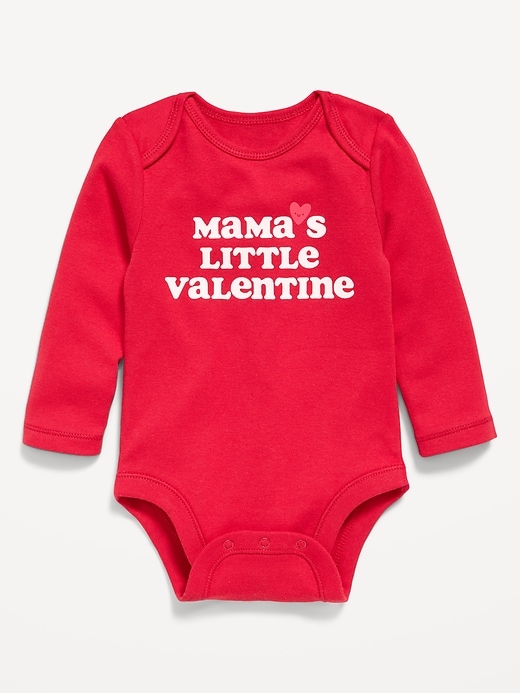 Image number 1 showing, Long-Sleeve Unisex Graphic Bodysuit for Baby