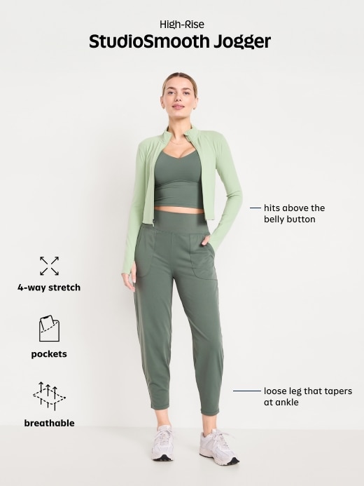 Image number 8 showing, High-Waisted StudioSmooth Jogger