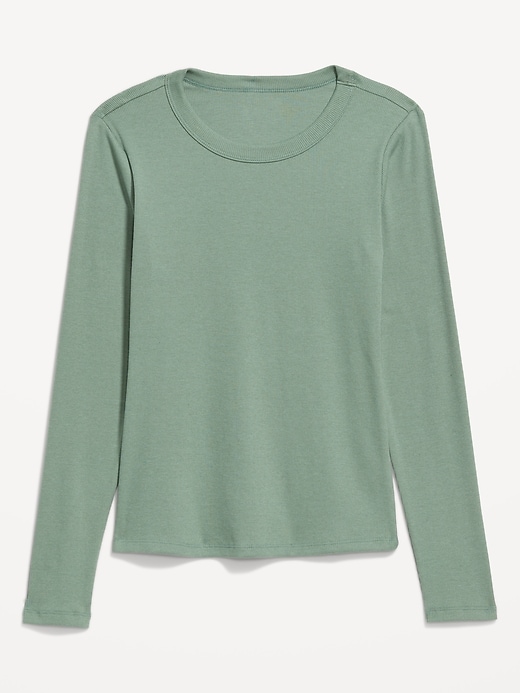 Image number 3 showing, Snug Long-Sleeve Crew-Neck T-Shirt