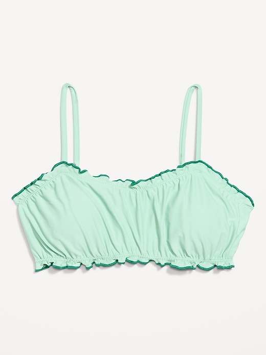 Image number 4 showing, Scoop-Neck Ruffle Swim Top