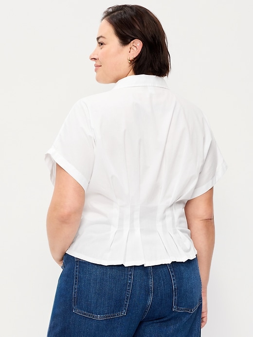 Image number 7 showing, Slim-Waisted Button-Down Shirt