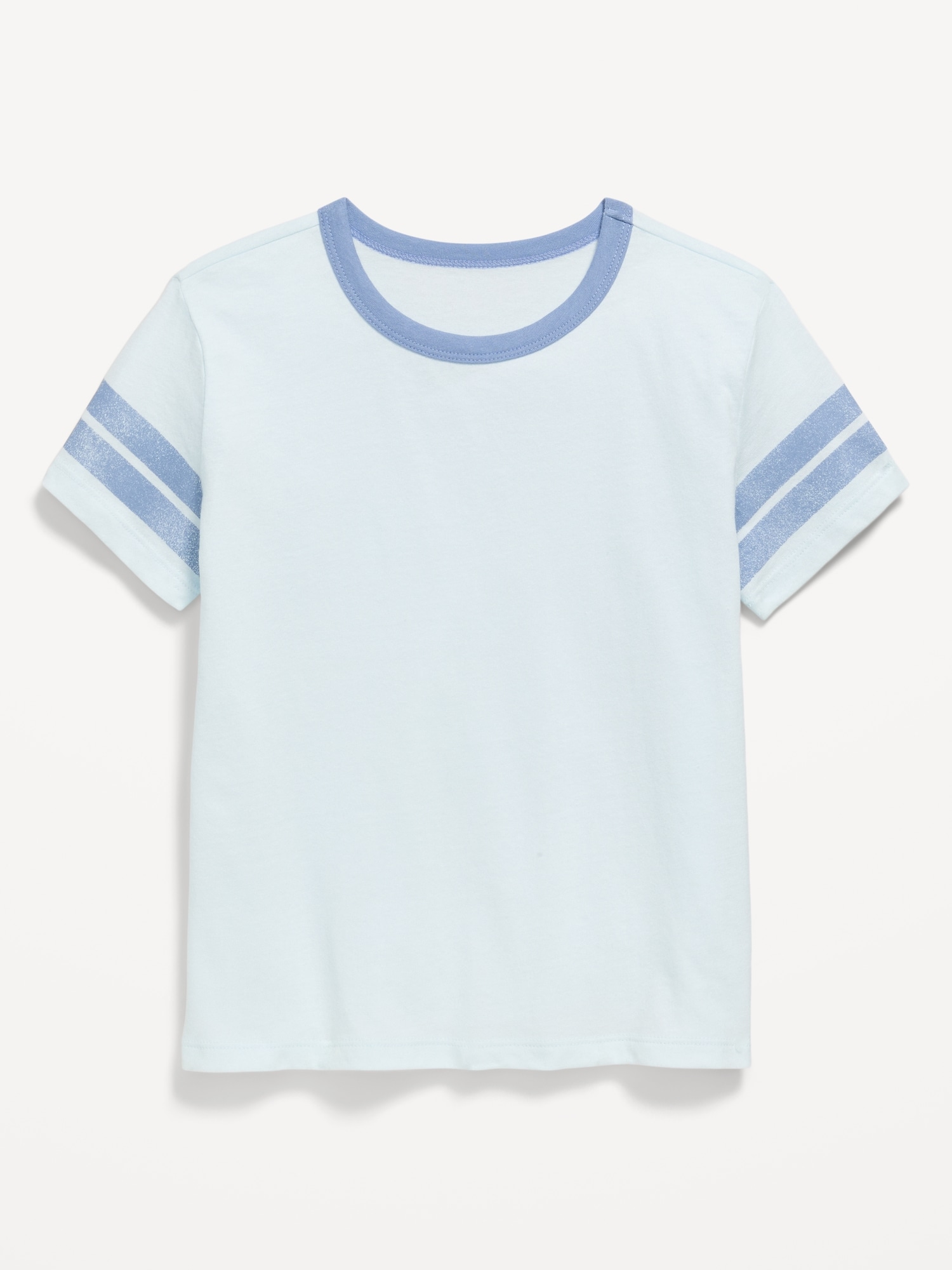 Softest Short-Sleeve Striped T-Shirt for Girls