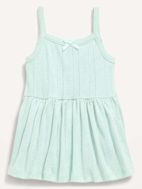 ROBE CACHE-COUCHE EN TRICOT POINTELLE POUR BÉBÉ