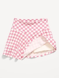 L'image numéro 2 présente Jupe-short Performance à taille haute pour Fille