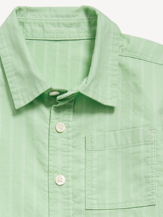 Image number 2 showing, Short-Sleeve Oxford Shirt for Toddler Boys