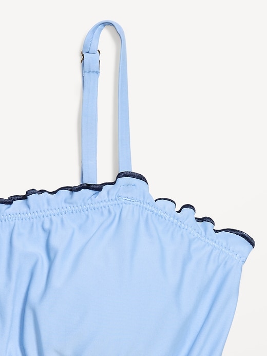 L'image numéro 9 présente Haut de bikini à encolure dégagée