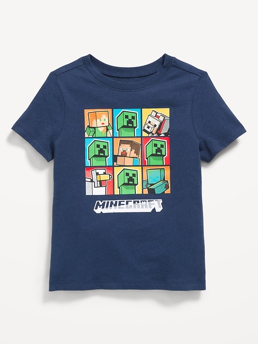 L'image numéro 1 présente T-shirt à imprimé Minecraft™ unisexe