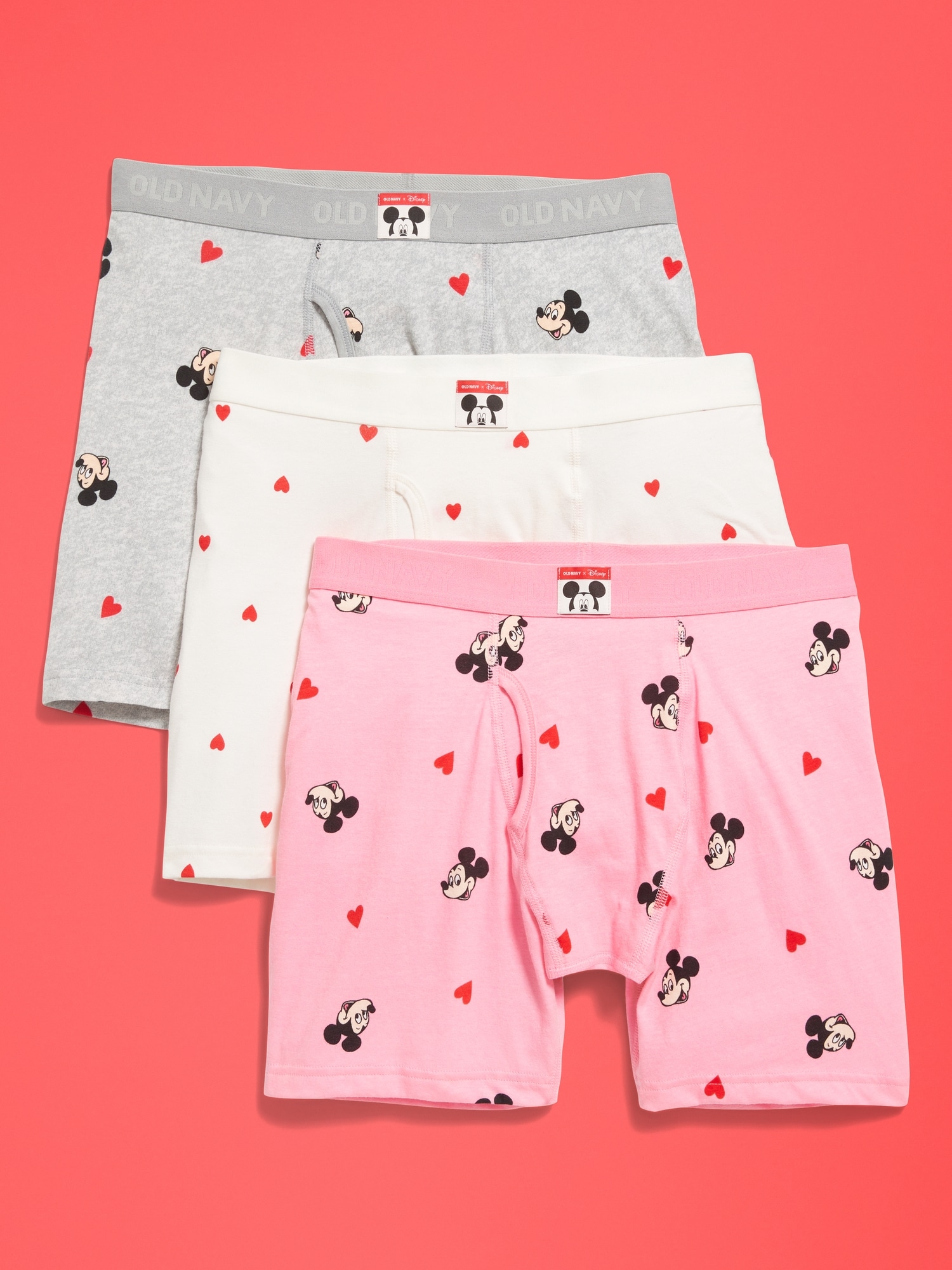 Old Navy x Disney 3-Pack Soft-Washed Boxer-Briefs for Men