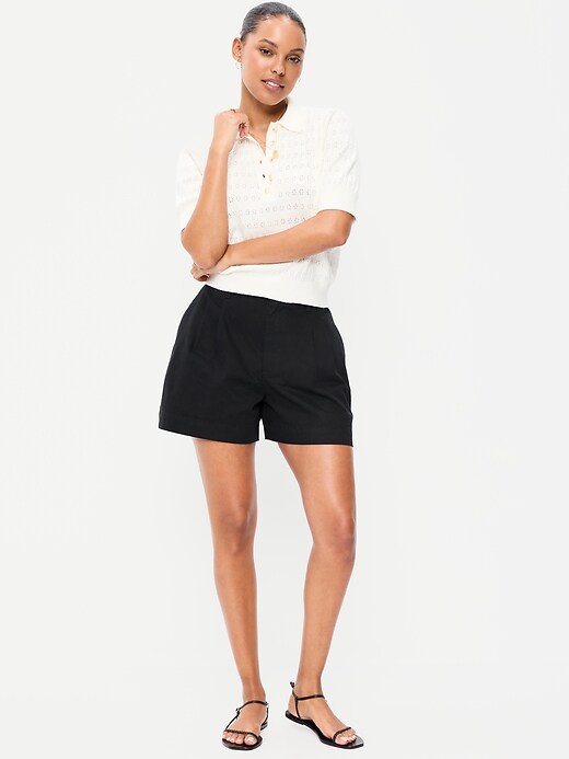 Image number 1 showing, High-Waisted OGC Chino Shorts -- 4-inch inseam