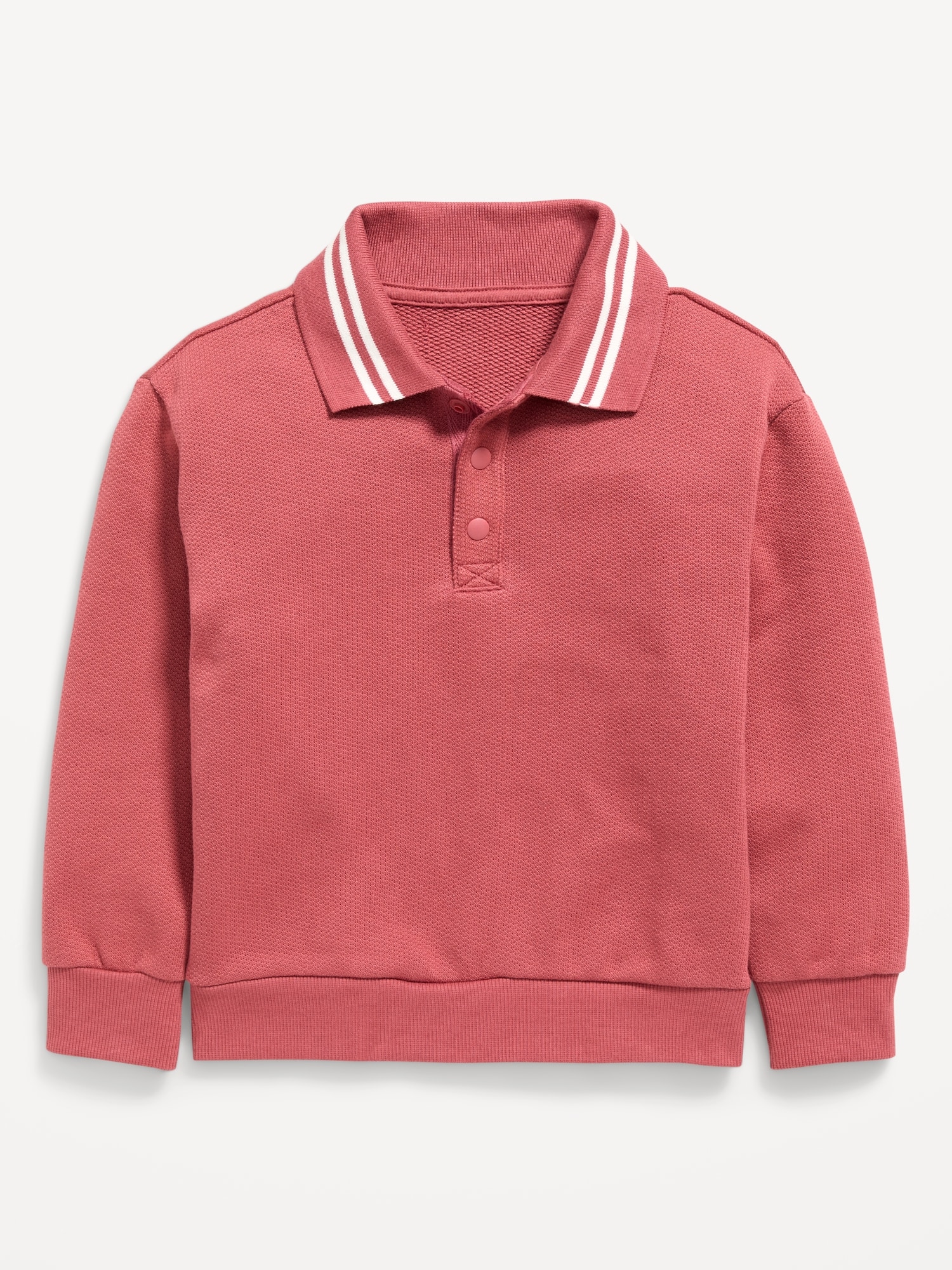 Oversized Collared Sweatshirt for Toddler Boys
