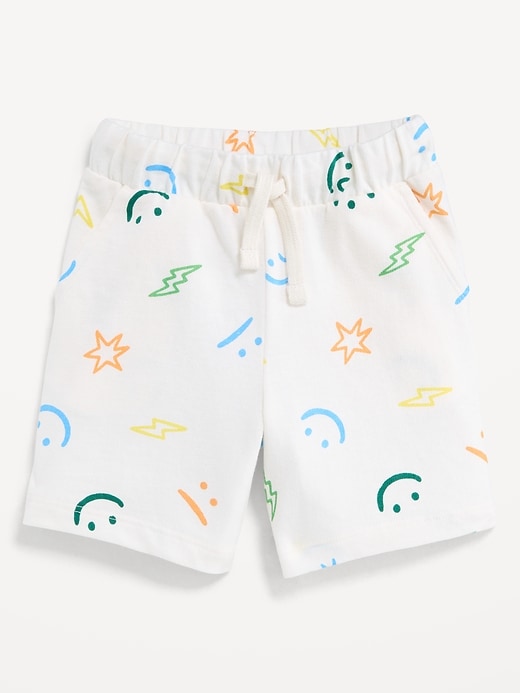 Image number 1 showing, French-Terry Graphic Shorts for Toddler Boys
