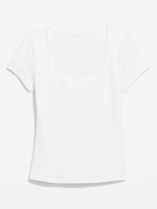 Image number 5 showing, Hug Double-Layer Scoop-Neck Top