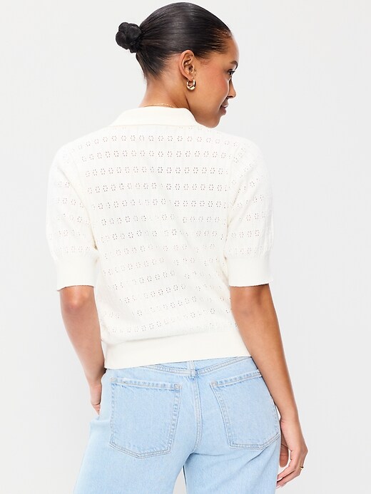 Image number 2 showing, SoSoft Lite Pointelle Polo