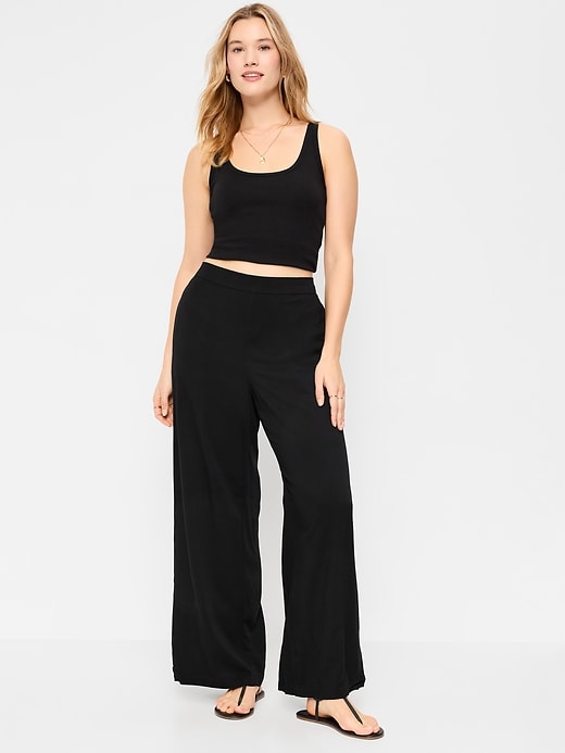 Image number 6 showing, High-Waisted Playa Wide-Leg Pants