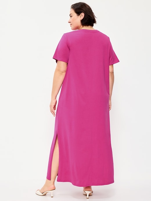 Image number 9 showing, Vintage Crew-Neck Maxi Dress
