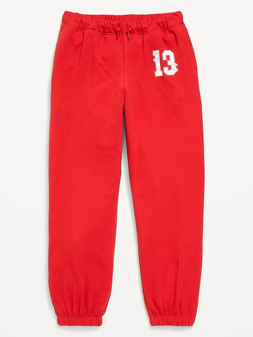 Image number 4 showing, Favorite Fleece High-Waisted Jogger Sweatpants for Girls