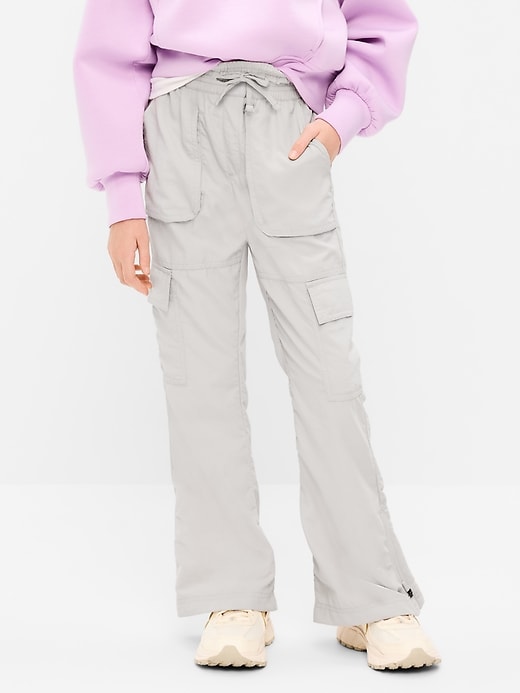 Image number 1 showing, High-Waisted Cargo Flare-Leg Pants for Girls