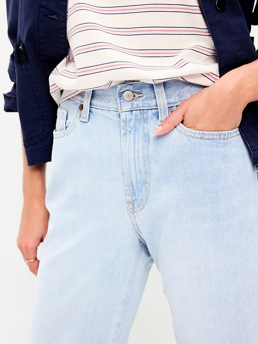 Image number 4 showing, High-Waisted OG Loose Rigid Jeans