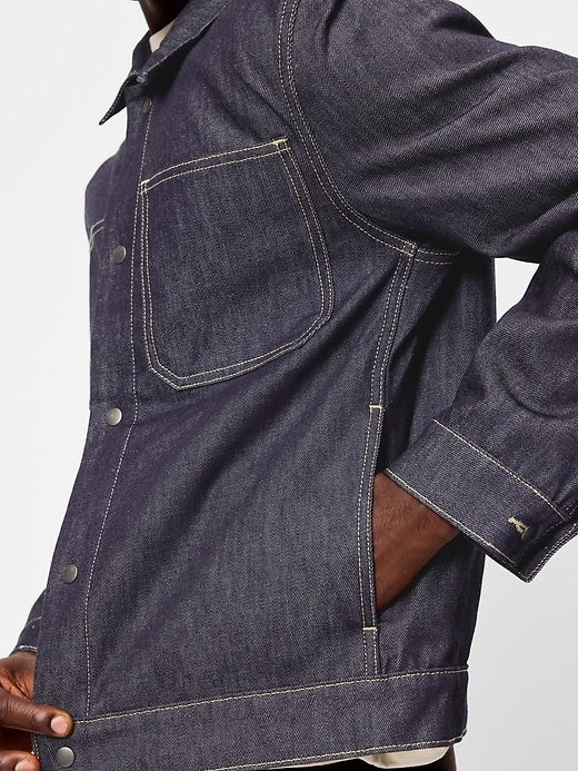 Image number 6 showing, Jean Utility Jacket