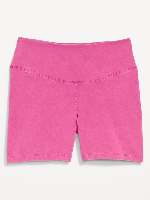 Image number 6 showing, High-Waisted PowerChill Biker Shorts -- 5-inch inseam