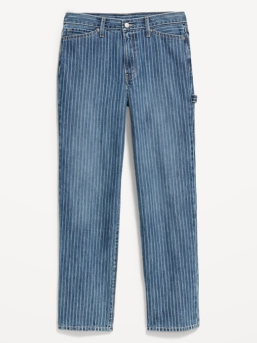 Image number 1 showing, High-Waisted OG Loose Rigid Jeans