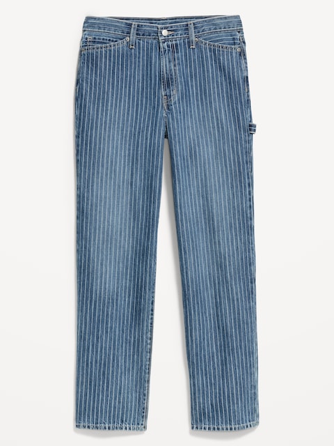 High-Waisted OG Loose Rigid Jeans