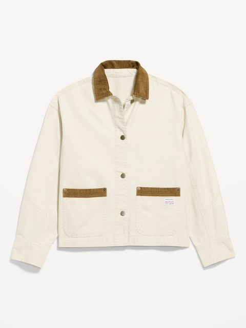 Veste campagnarde en toile
