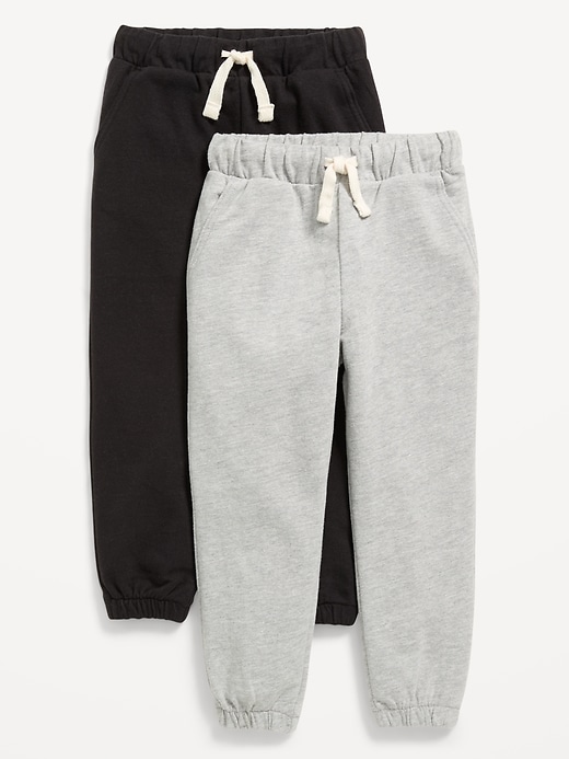 Image number 1 showing, French Terry Joggers 2-Pack for Toddler Boys