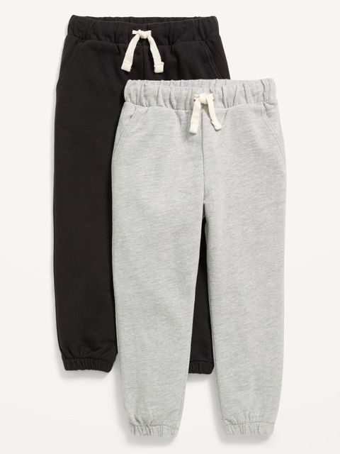 French Terry Joggers 2-Pack for Toddler Boys