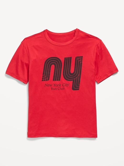 Image number 2 showing, CloudMotion Graphic Performance T-Shirt for Boys