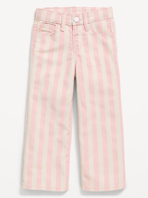 Image number 1 showing, Baggy Striped Wide-Leg Pants for Toddler Girls