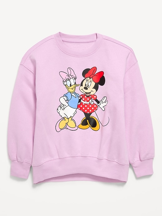 Image number 1 showing, Disney© Oversized Graphic Tunic Sweatshirt for Girls