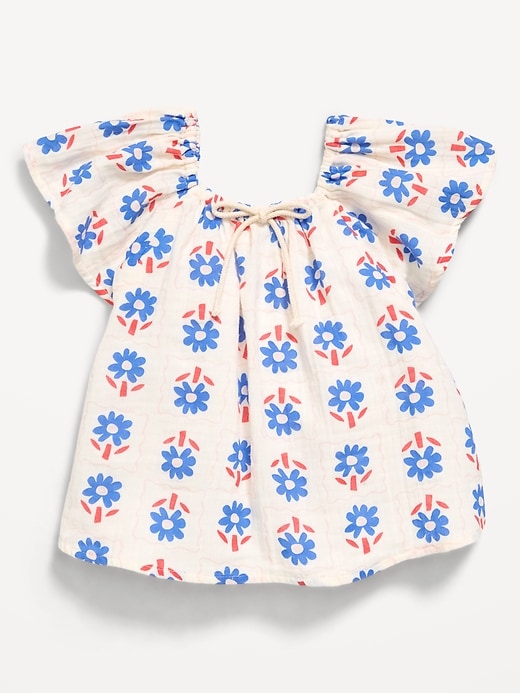 Image number 1 showing, Printed Double-Weave Top for Toddler Girls