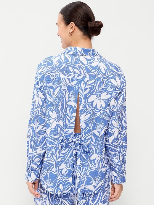 Image number 6 showing, Open-Back Button-Down Shirt