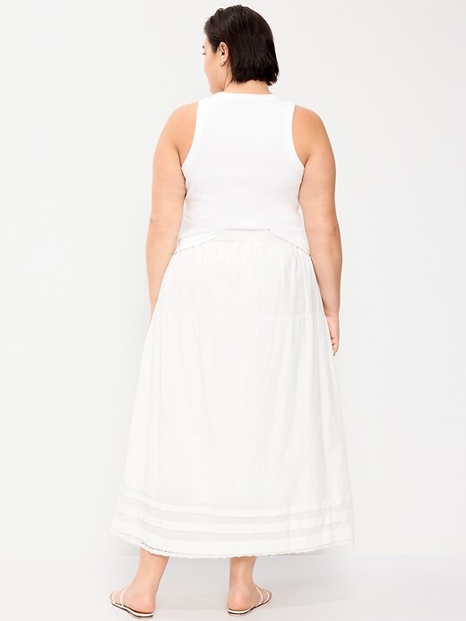 Image number 9 showing, Lace-Trim Maxi Skirt