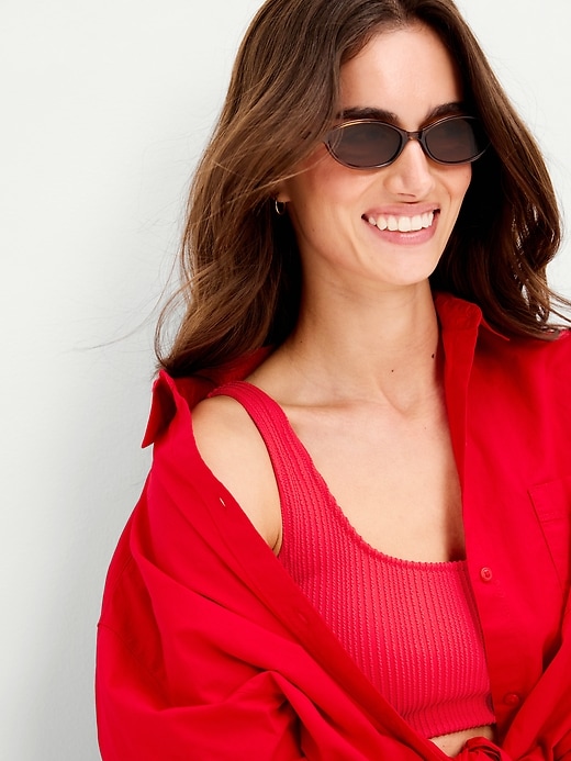 Image number 3 showing, Ribbed Swim Top