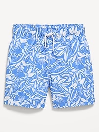Image number 1 showing, Printed Swim Trunks for Toddler Boys