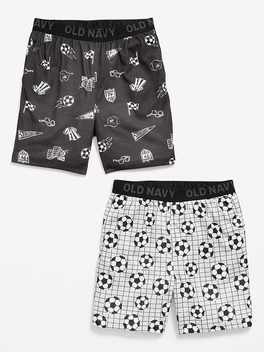 Image number 3 showing, Printed Jersey Pajama Shorts 2-Pack for Boys