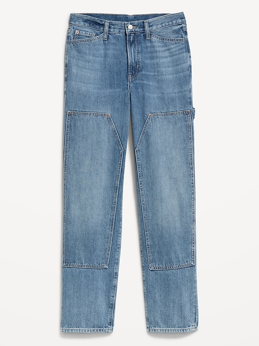 Image number 1 showing, High-Waisted OG Loose Rigid Jeans