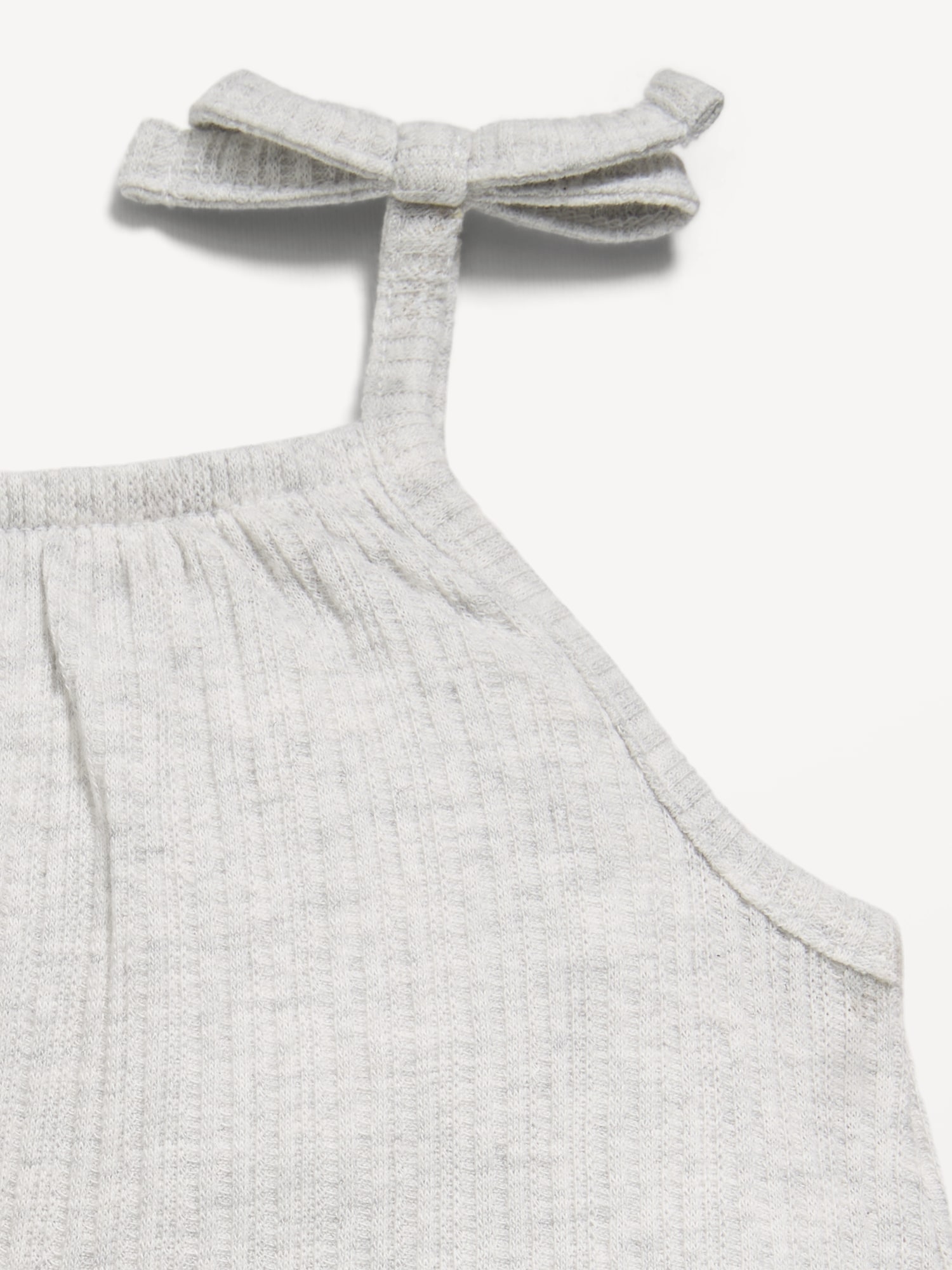 Sleeveless Tie-Strap One-Piece Romper for Baby
