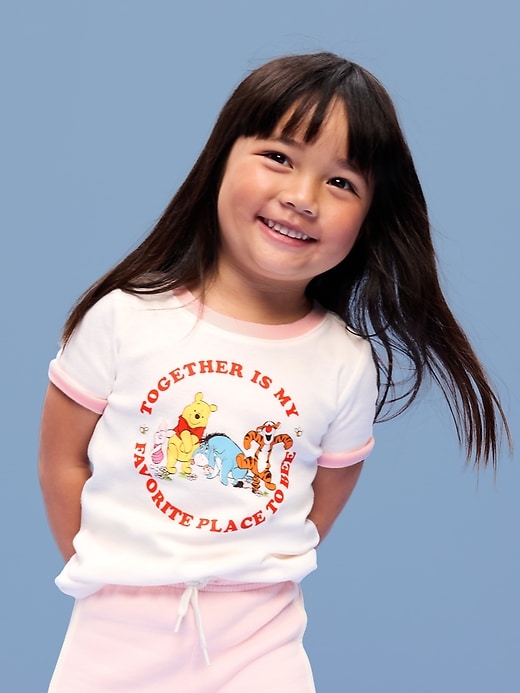 Image number 1 showing, Old Navy x Disney Winnie the Pooh Snug-Fit Pajama T-Shirt for Toddler & Baby