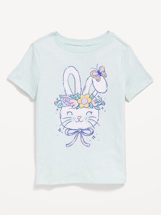 Image number 1 showing, Short-Sleeve Graphic T-Shirt for Toddler Girls