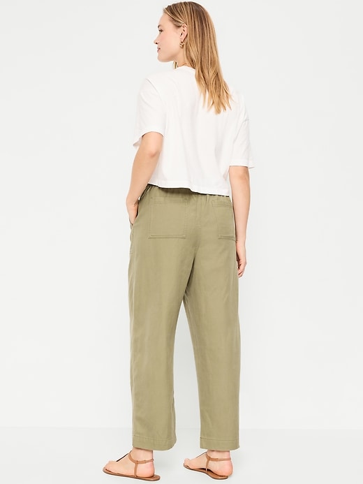 Image number 6 showing, High-Waisted Utility Ankle Pants