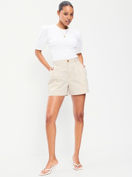 Image number 9 showing, High-Waisted OGC Chino Shorts -- 4-inch inseam