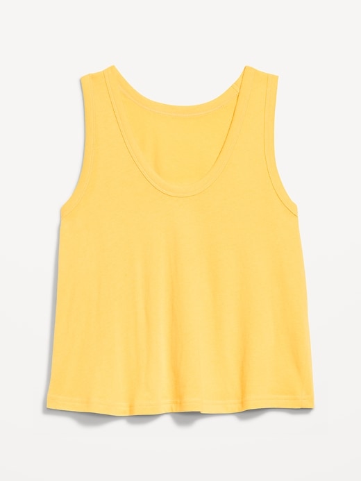 Image number 4 showing, Relaxed Scoop-Neck Tank Top