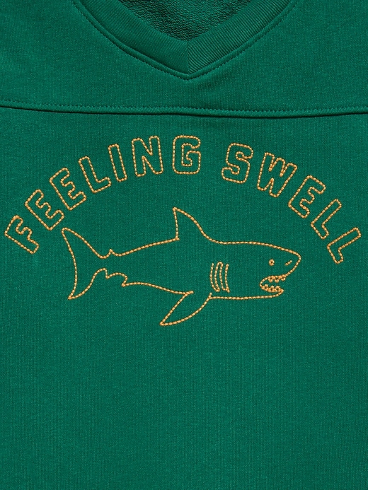 Image number 3 showing, Oversized French-Terry Graphic T-Shirt for Toddler Boys