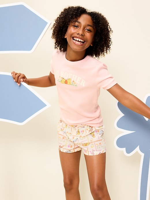 Image number 3 showing, Old Navy x Disney Winnie the Pooh Boxer Pajama Shorts for Girls