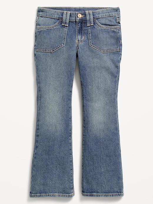 Image number 4 showing, Low-Rise Flare-Leg Jeans for Girls
