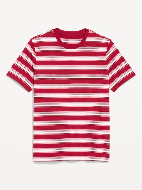 Crew-Neck Striped T-Shirt